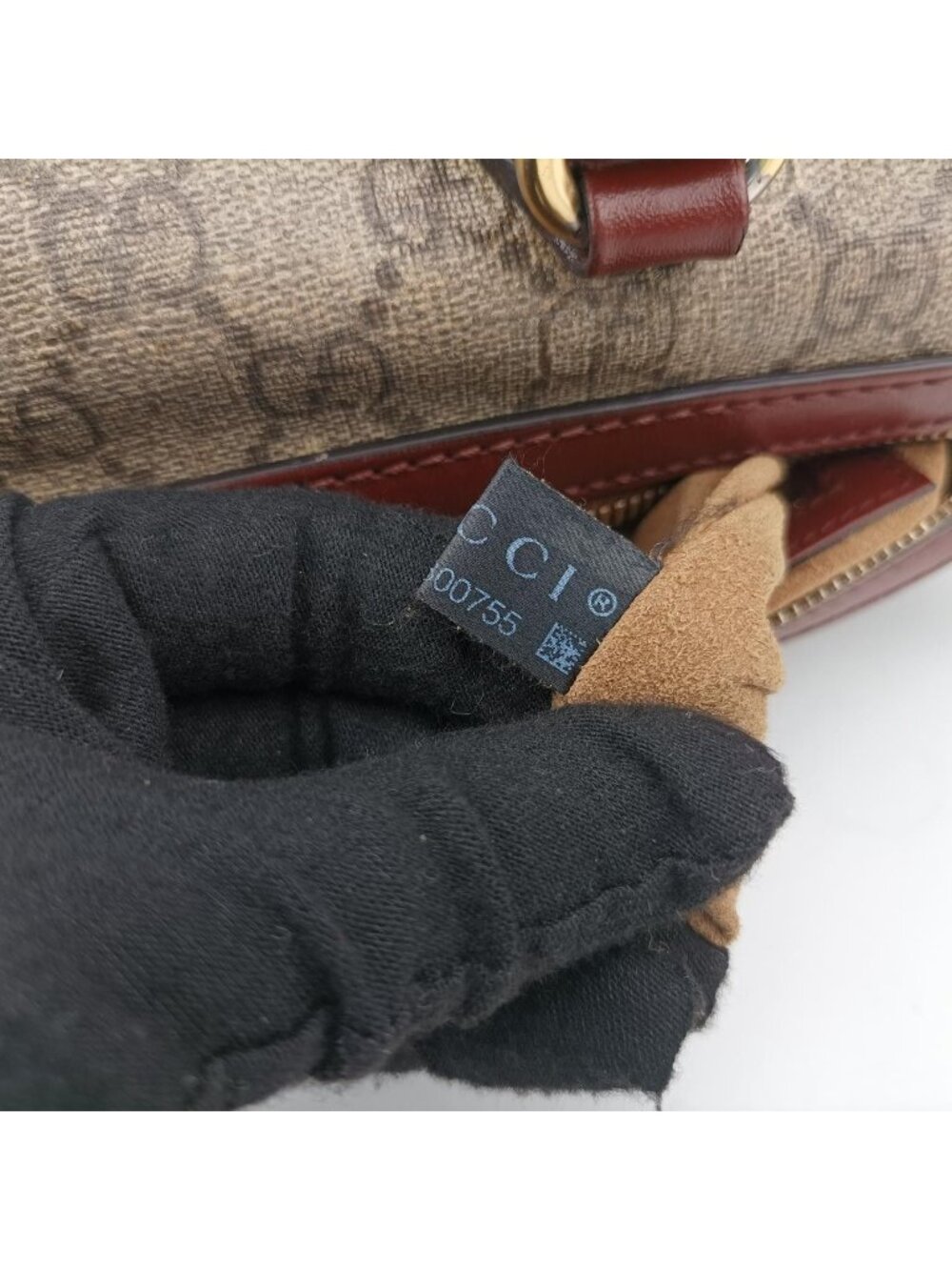 Gucci GG Supreme Beige Brown Leather - Picture 13 of 16
